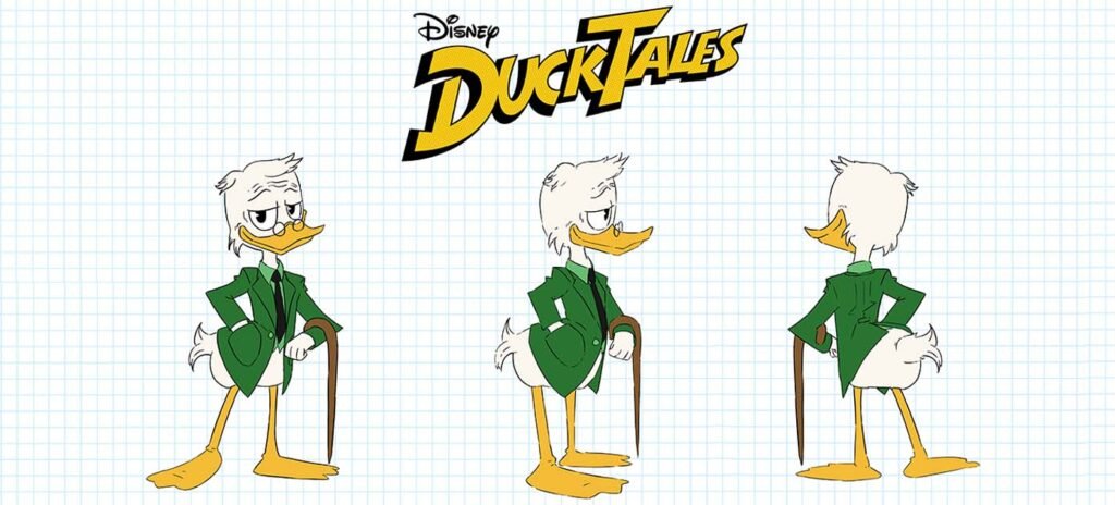 Character Design of Louie (DuckTales 2017)